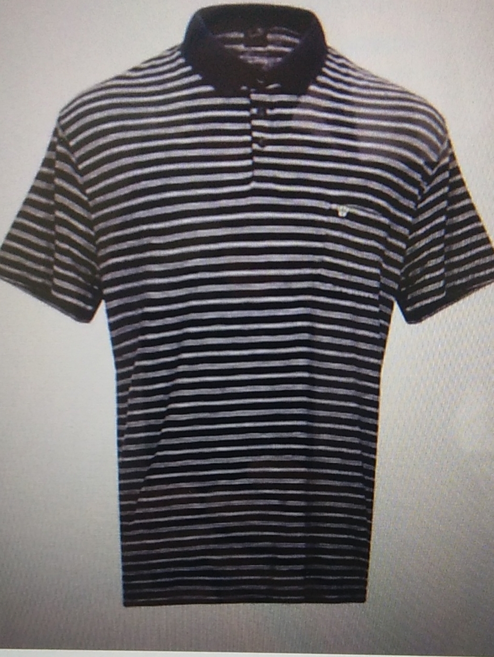 Scout ITALY Striped Knitted Cotton  Polo Shirt  Size XS